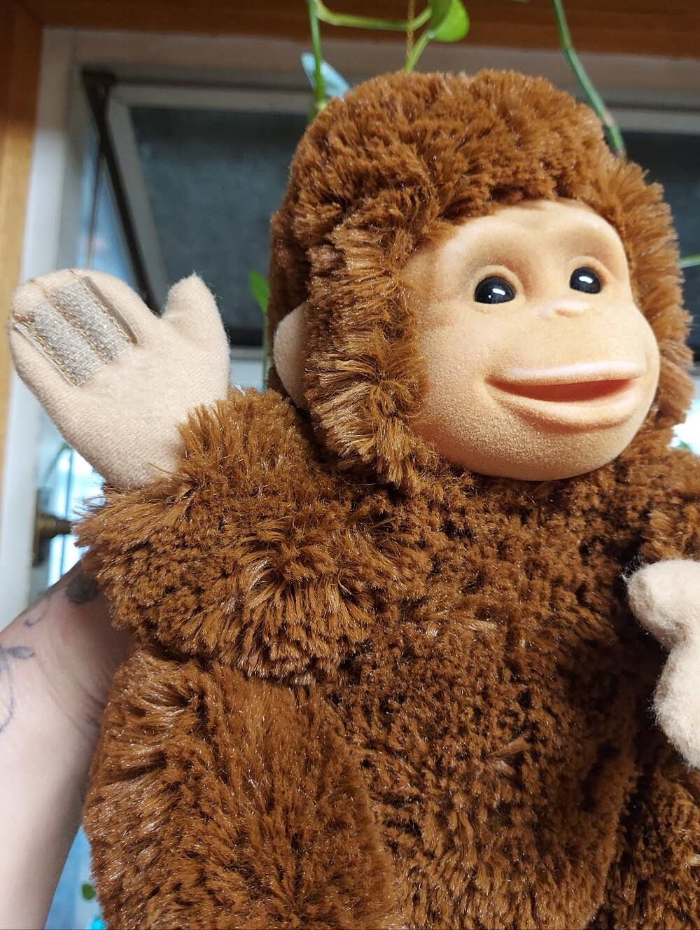 🐒 Vintage Rainforest Cafe Monkey Plushie Puppet Good/Great condition - Picture 5 of 5